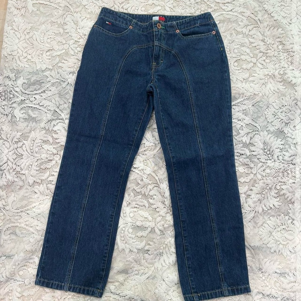 Tommy Hilfiger low-rise denim capris